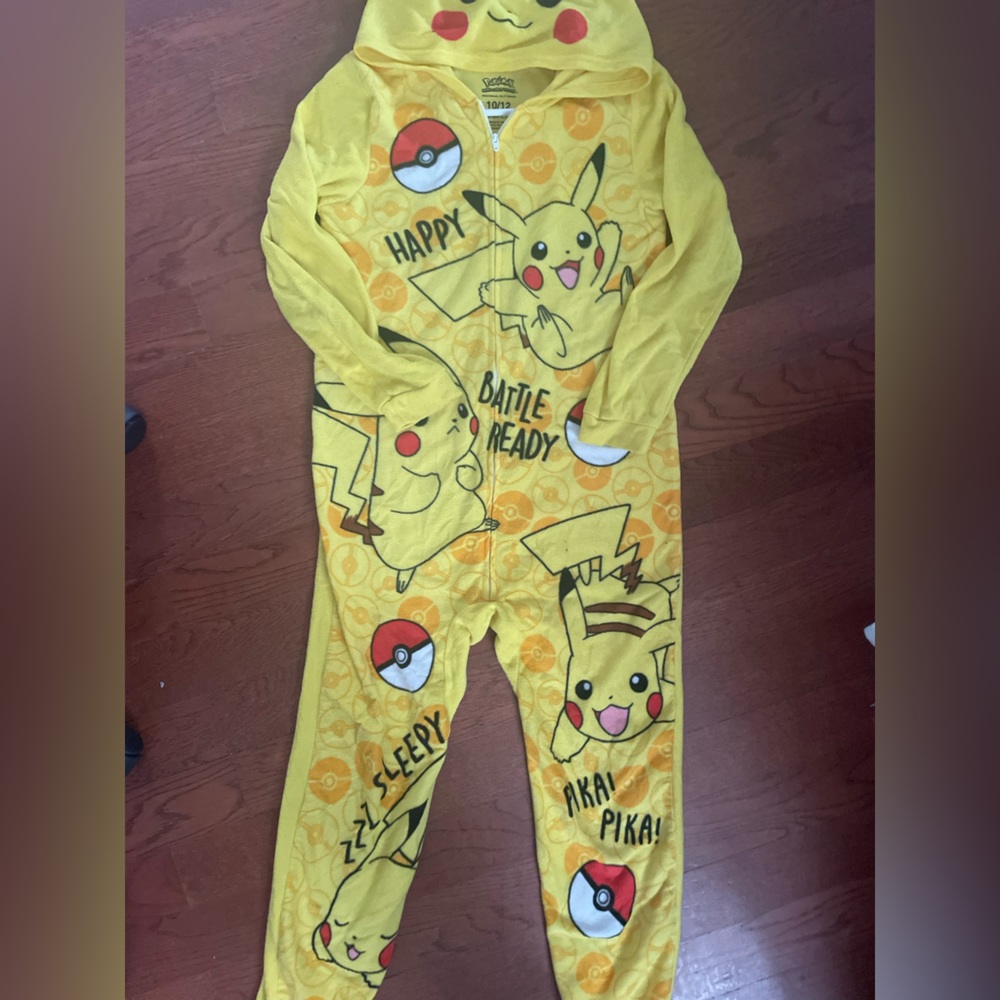 Kids Pokémon one piece pajama cute cozy and fun!